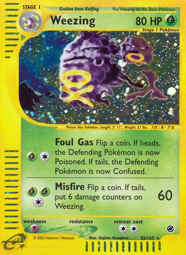 E-Series Expedition Holo Weezing #32/165
